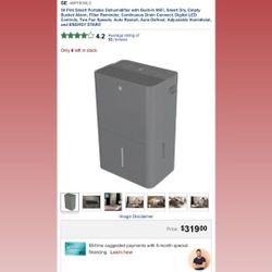 50 Pint Smart Portable Dehumidifier 
