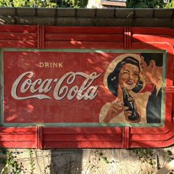 Original Coca-Cola High Metal Sign