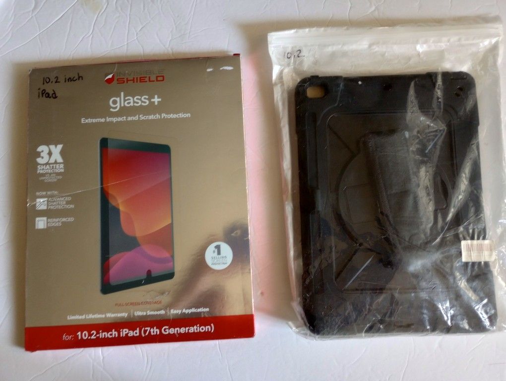 iPad Case 10.2 (2019) And Screen Protector 10.2