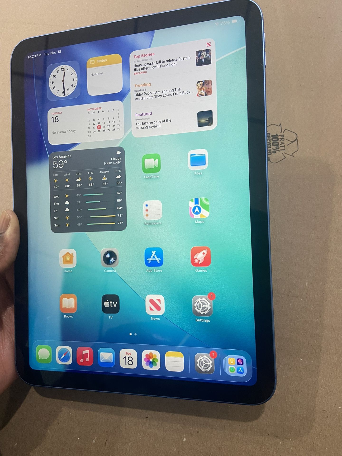 IPAD (A16) 11” 128GB WiFi And Cellular