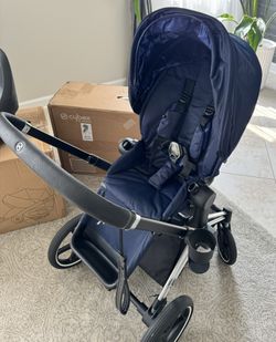 baby bugaboo Bugaboo Dragonfly Complete Stroller With Bassinet, Black / Dark Cherry