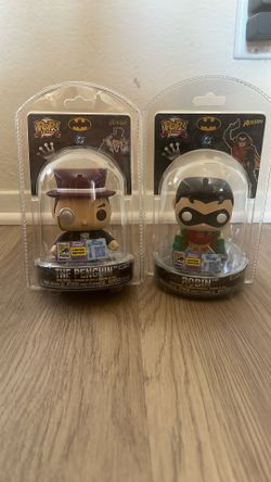 SDCC 2025 Funko Pop! Robin & The Penguin Con Exclusive Clamshell (SDCC Sticker)