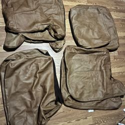 Couch Leather Cover Seats 