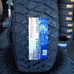 4 New Tires Installed/ Nuevas Llantas Instaladas 35/12.50/18 Atlander Tires