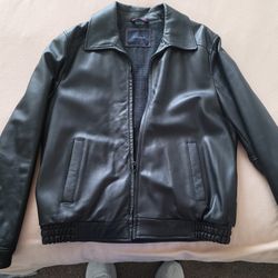 Tommy Hilfiger Black Leather Jacket 