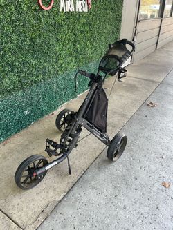 CaddyTek CaddyLite EZ golf push cart CaddyTek 3-Wheel Push Golf Cart