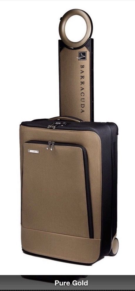 Barracuda Collapsible Luggage w/ Charger and Laptop Tray