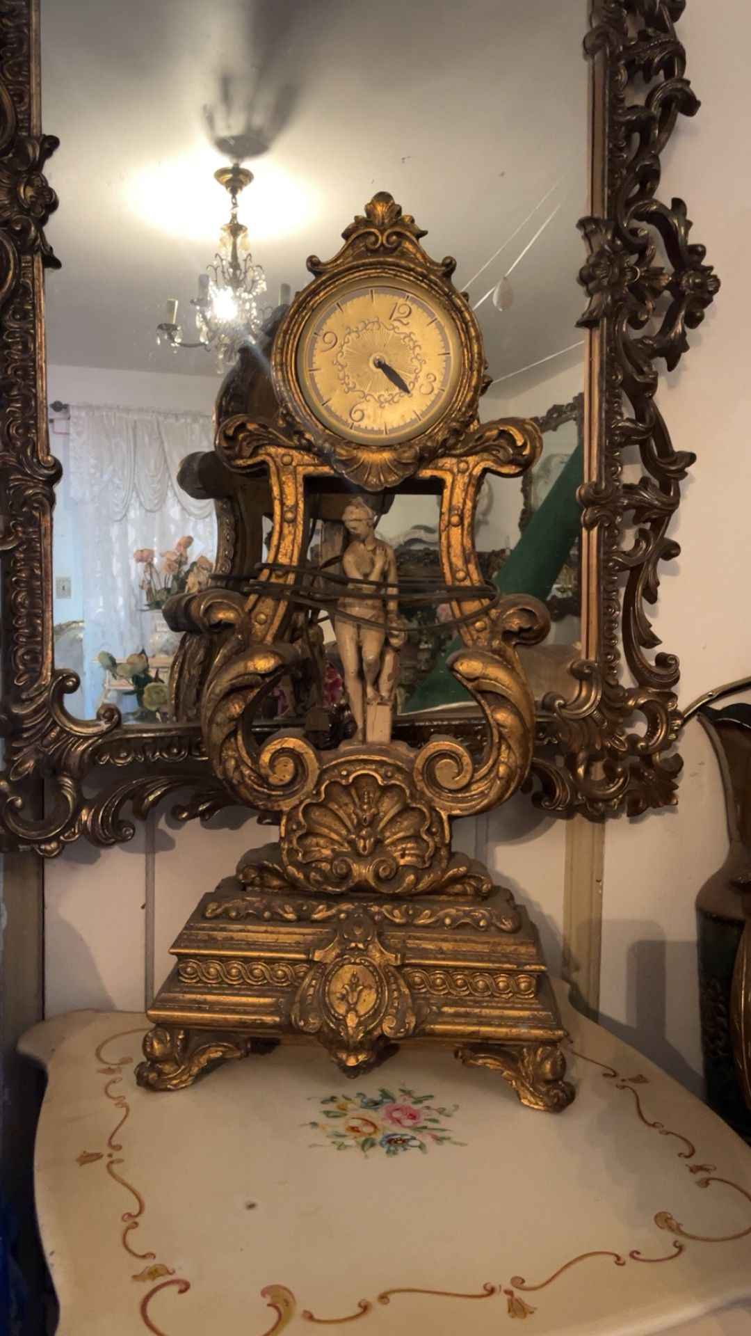 Beautiful wooden clock