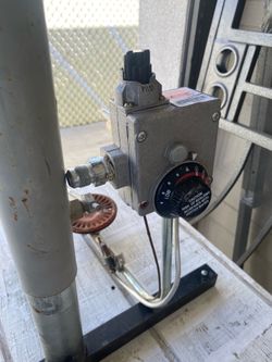 Water heater control valve used