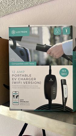 Lectron 12 Amp Portable EV Charger WiFi