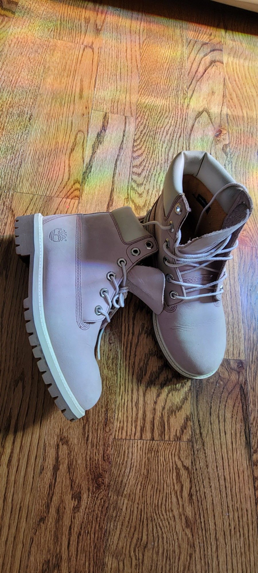 timberland primaloft 200 gram women size 7 pink boots