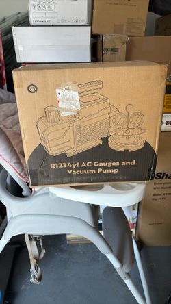 Ac gauges And vacuum Pump 