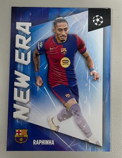 Raphinha FC Barcelona UEFA Champions League Card