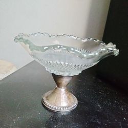 Crystal Pedestal Candy Dish