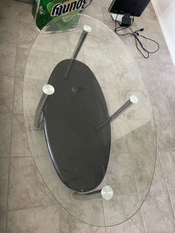 Beautiful glass coffee table