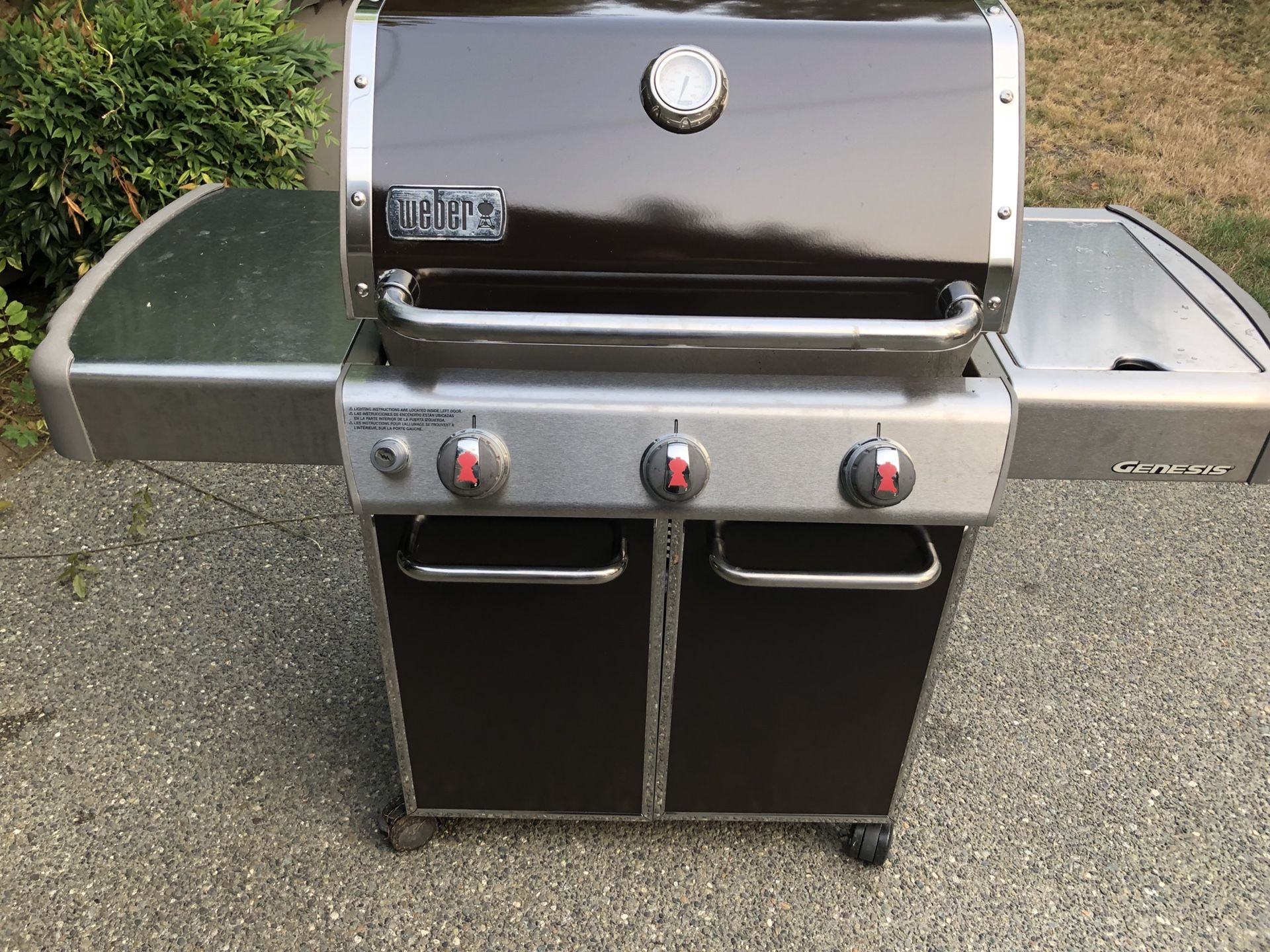 Weber genesis e320 espresso color for Sale in Mountlake Terrace,