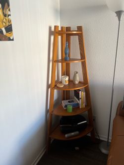 Wooden Stacked Bookshelf