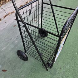 Shopping Cart 4 Wheels New With Tags Black Color Top Quality 20"×15"×14"