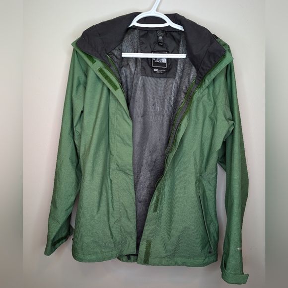 THE NORTH FACE Rain Coat Hyvent Jacket Green Women's Small