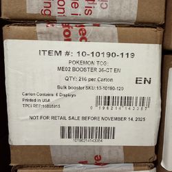 Pokemon Phantasmal Flames Booster Box Case