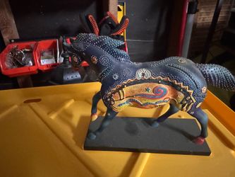 Trail of Painted Ponies Kokopelli Pony Horse Resin Figurine