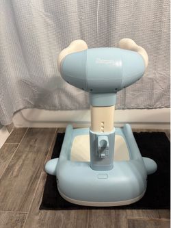 Foldable Baby Shower Stand, Toddler Shower Stand with Anti-Slip Base & Anti-Pinch Silicone, Baby Shower Standing Support 6-36 Months