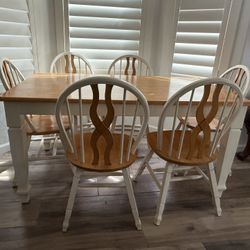 Dining Table Set with 6 Chairs