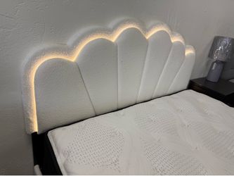 Queen platform bed frame