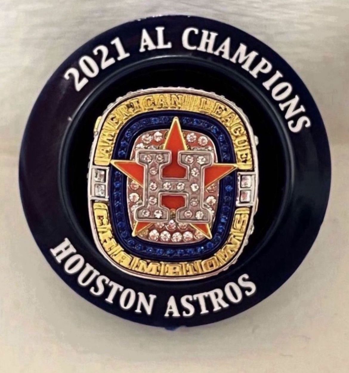 MICHAEL BRANTLEY HOUSTON ASTROS RING 2021 AL CHAMPIONSHIP ring NEW for Sale  in Channelview, TX - OfferUp
