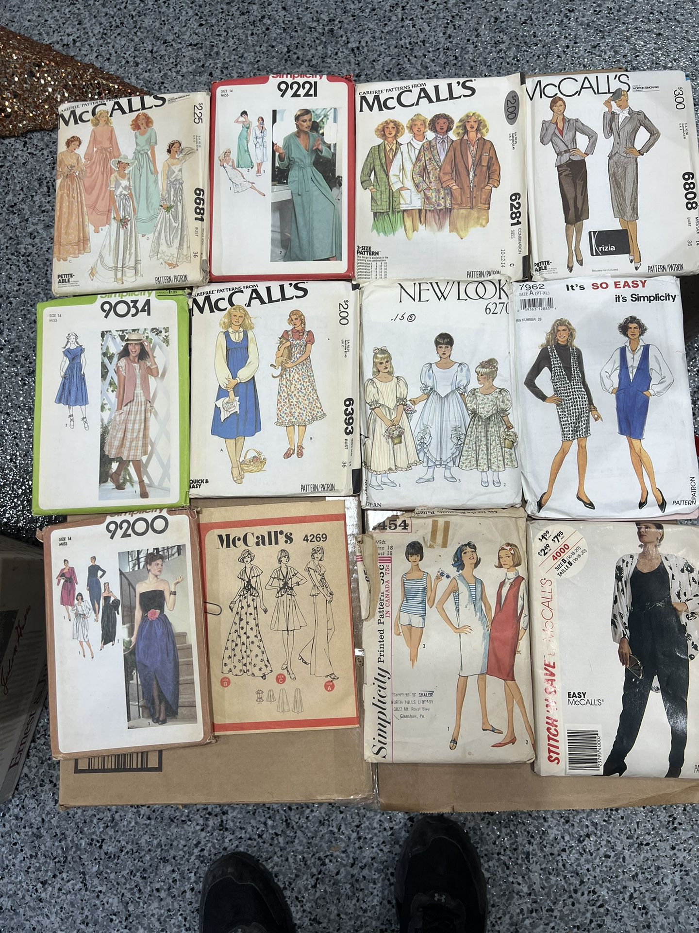 65 Vintage Sewing Patterns , See All Pictures 
