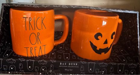Rae Dunn Halloween mugs