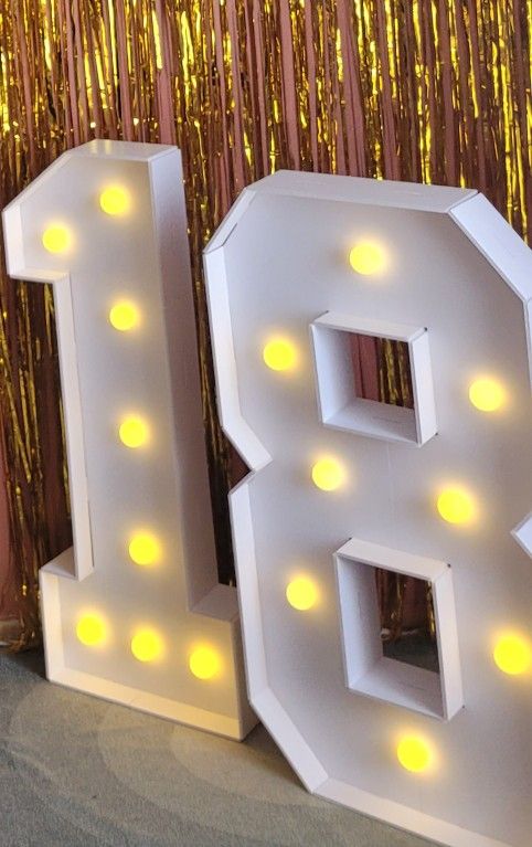 18 Marquee Number