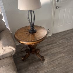 End Table And Light 