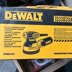 Dewalt New Orbital Sander Dwe6421