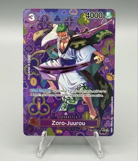 One Piece Trading Card Lot With Zoro-Juusou Sp ALT ART