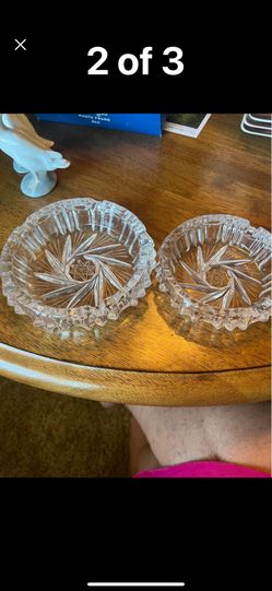 Crystal Ashtrays