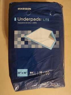 McKesson Underpads Lite 23x36 10 Count