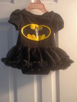 3 to 6 months girls batman tutu onesie