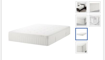 King size bed with 2 box springs included
