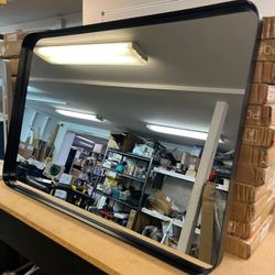 EDX Bathroom Mirror 36"x 24" Wall Mirror with Rectangular