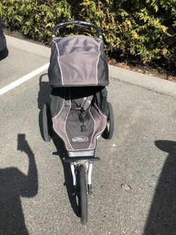 RUNNING STROLLER Baby Jogger F.I.T Single: Slate/Black Model#: 80431