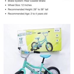 Pacific Unity 12” Kids Bike Turk Blue (New)