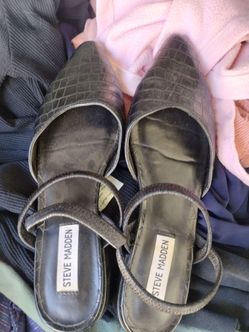 Steve Madden Black mules