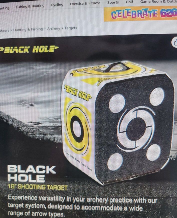 Black Hole Archery Target 18"