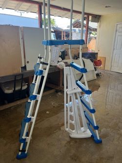 Swimline - Hydrotools Above Ground Pool Entry Ladder