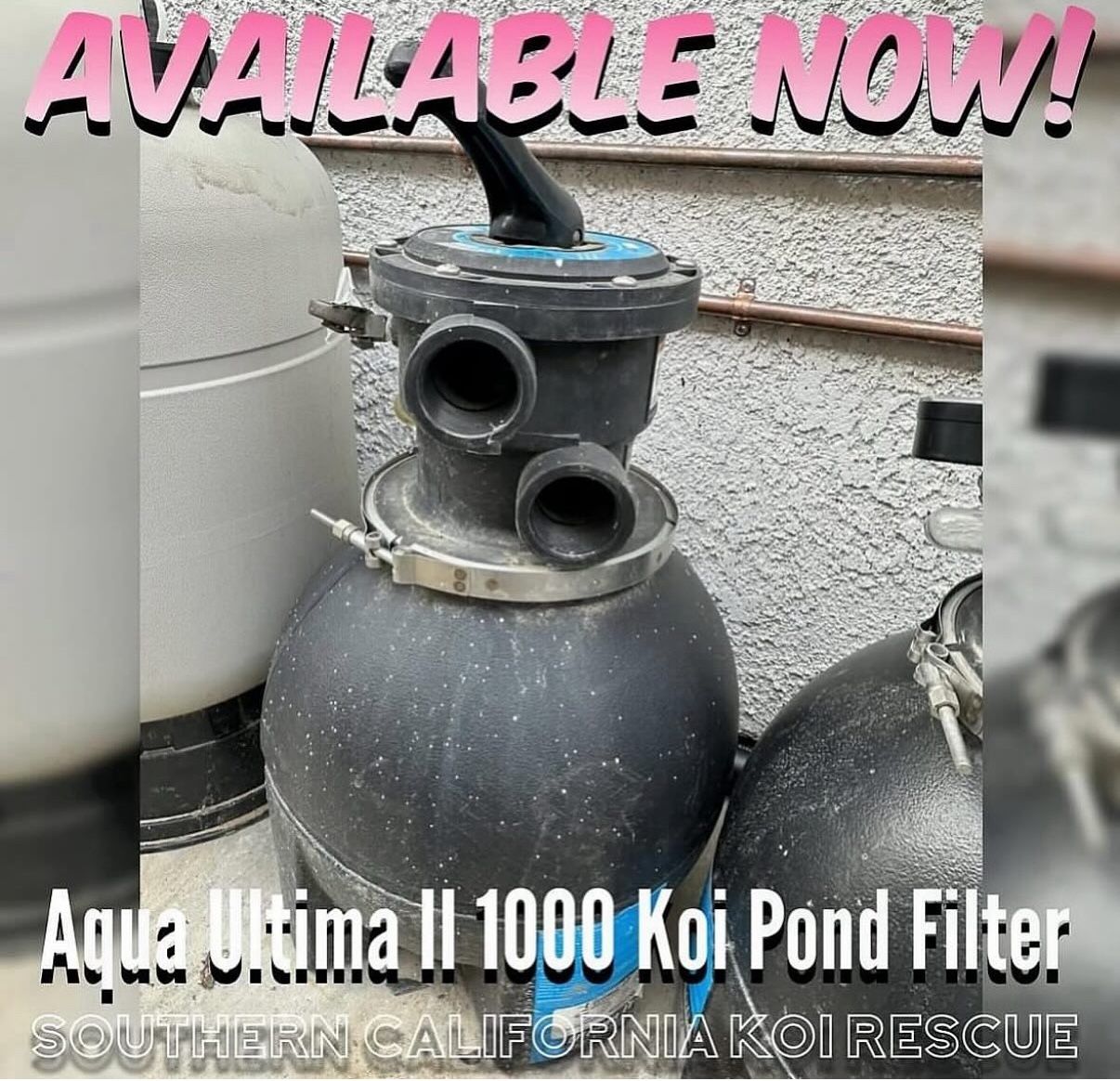 Aqua Ultima II 1000 Koi Pond Filter