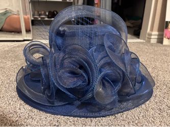 Navy Derby Hat