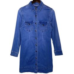 Max Jeans Women’s Denim Mini Shirt Dress Small
