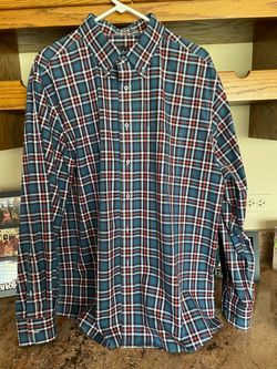 Men’s Plaid Long Sleeve Shirt