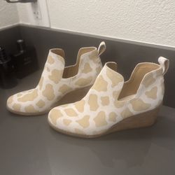 Toms kallie wedge Giraffe Print 